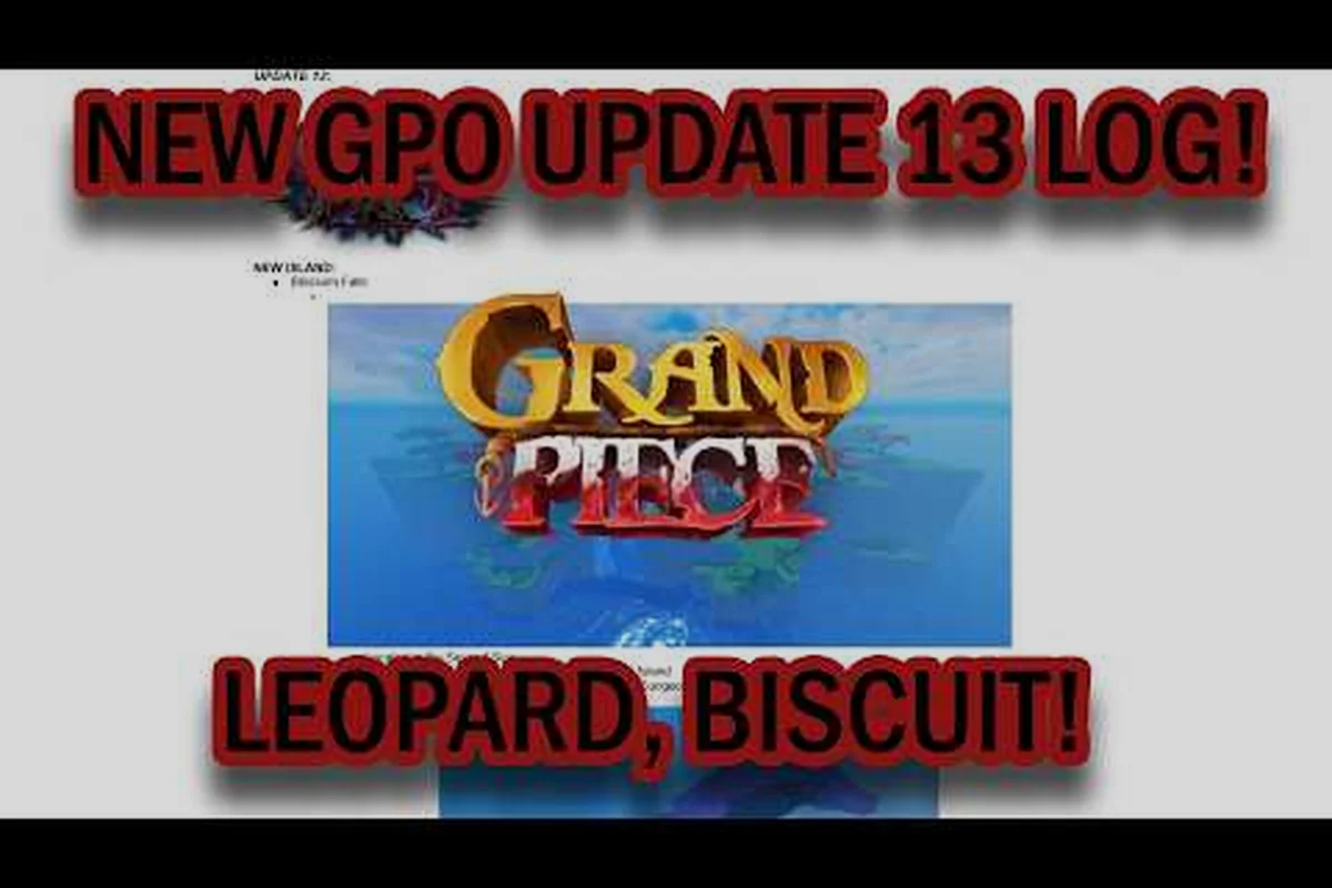 Grand Piece Online Update Log: Every Patch Tracked